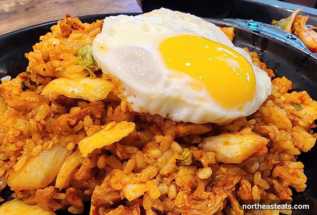 Kimchi Fried Rice with Fried Egg