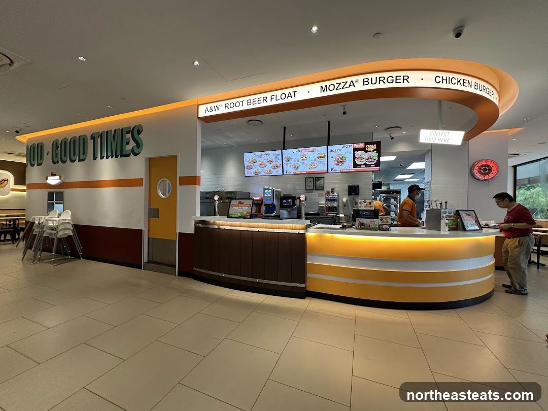 A&W Restaurant Counter