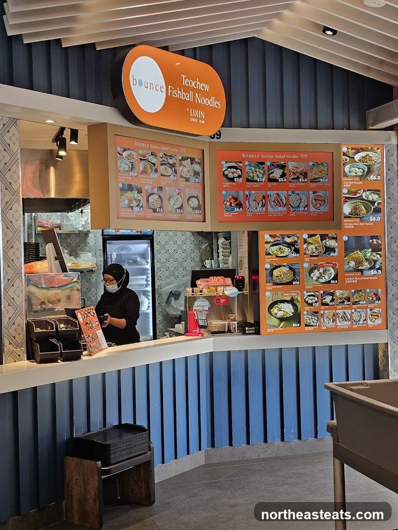 Bounce Teochew Fishball Noodles Stall