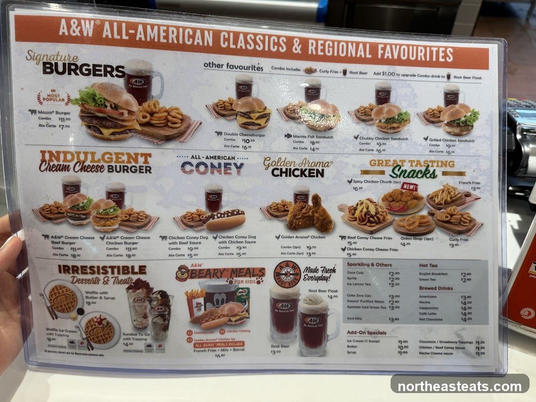 A&W ALL-AMERICAN CLASSICS & REGIONAL FAVOURITES