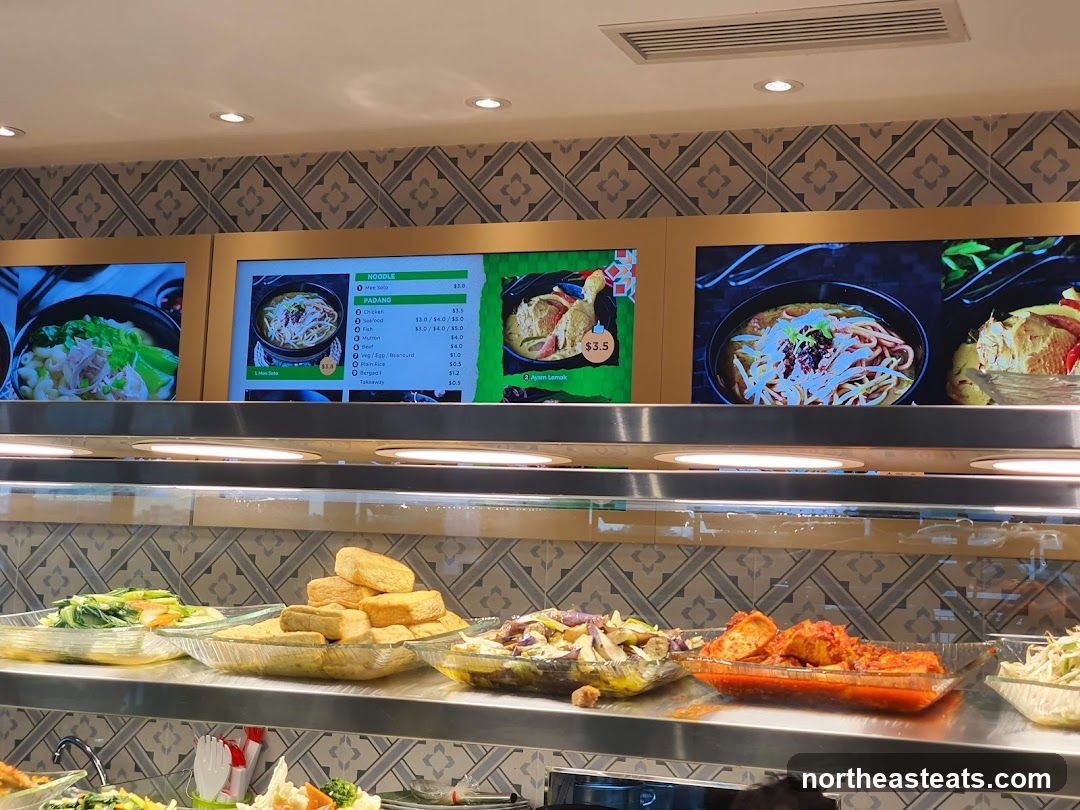 Noodle and Padang Menu