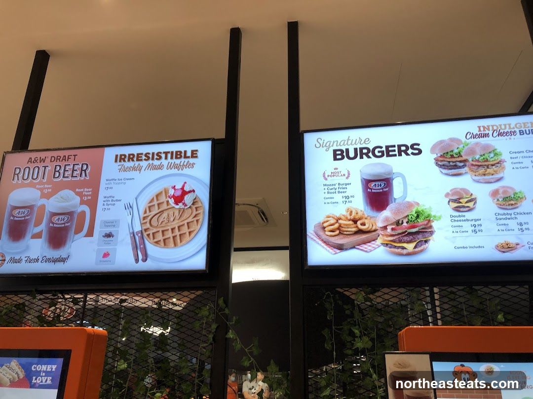 A&W Menu