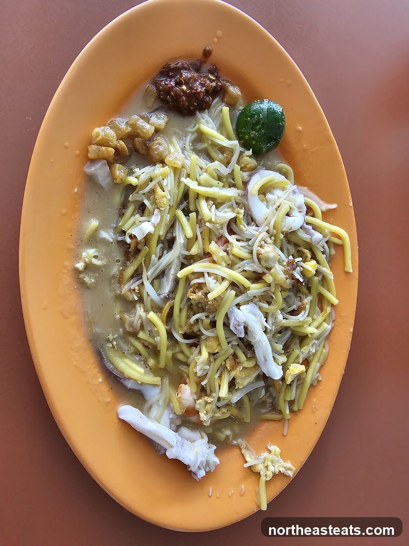 Noodles with Seafood and Chili Paste