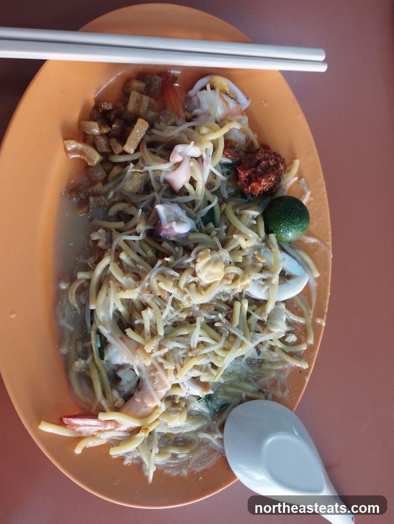 Noodles with Seafood