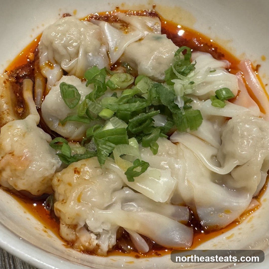 Wontons in Chili Oil