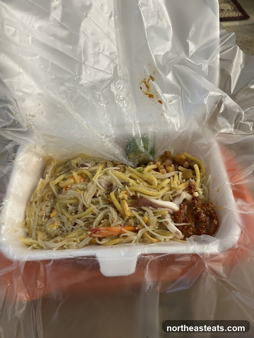 Noodles with Seafood and Chili Paste