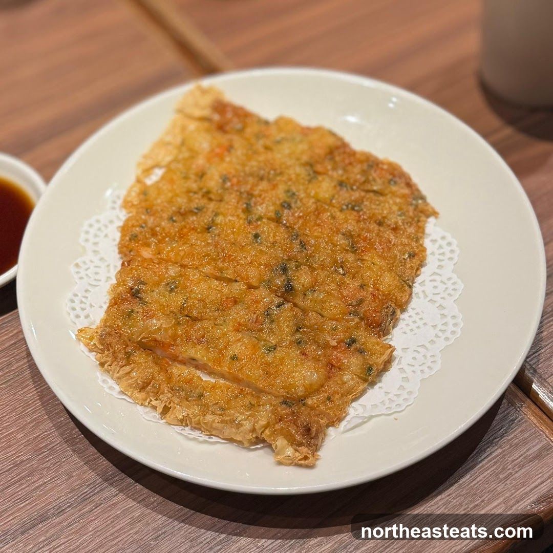 Fried Bean Curd Skin with Shrimp