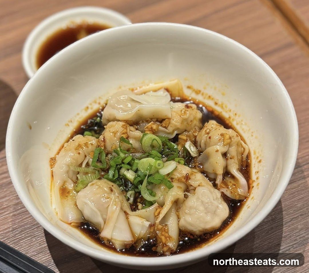 Wontons in Chili Oil