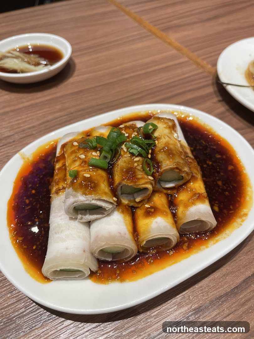 Pork Belly Rolls with Sauce