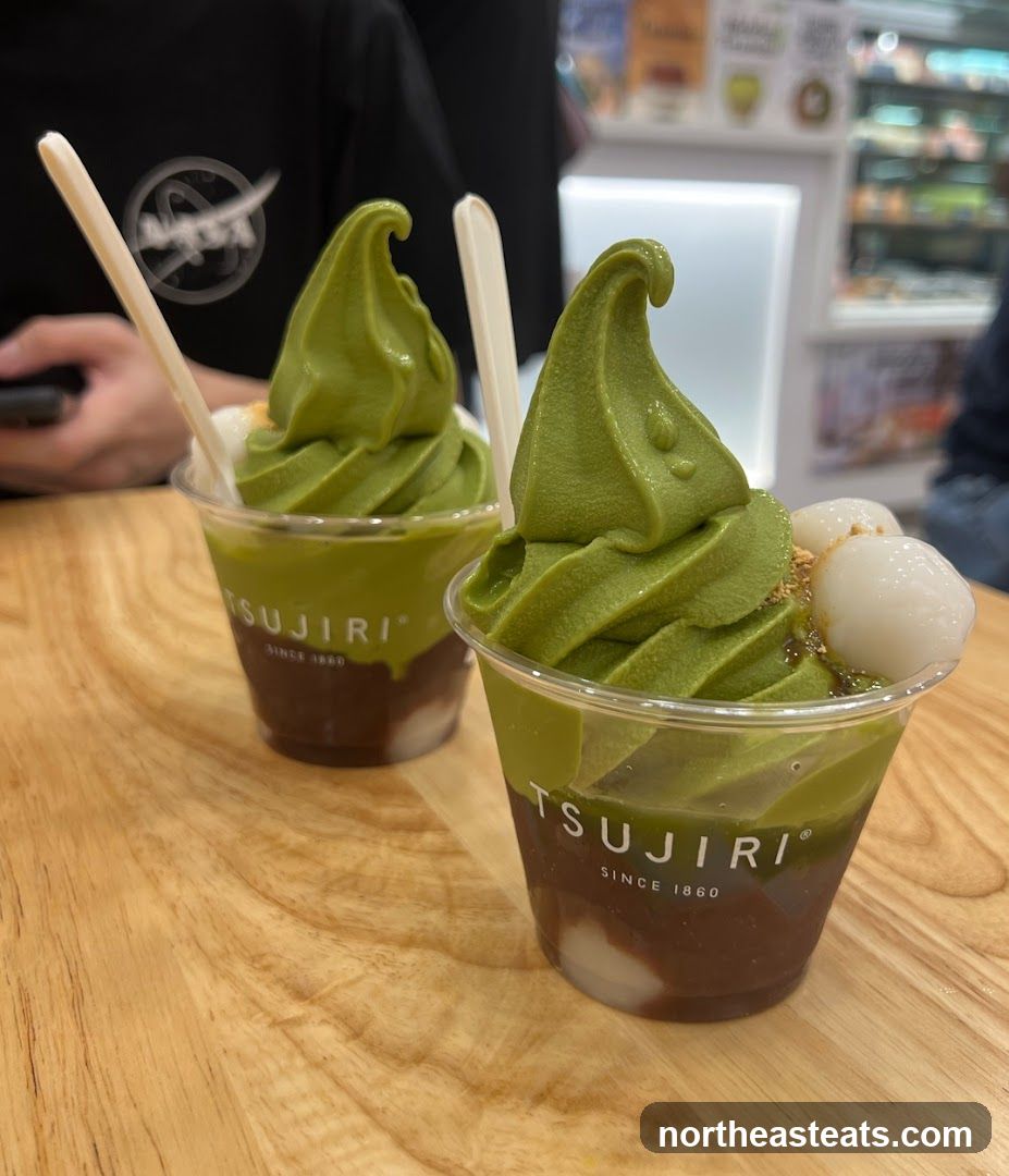 Matcha Soft Serve Desserts