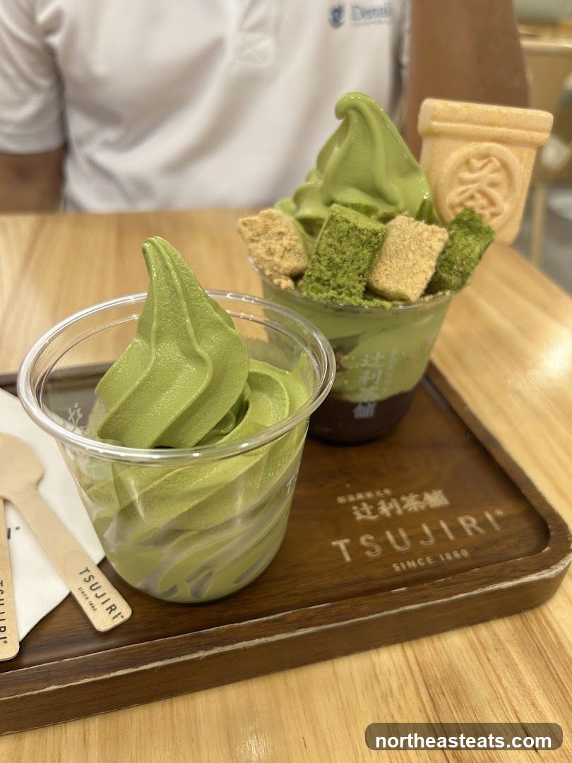 Matcha Soft Serve Ice Cream