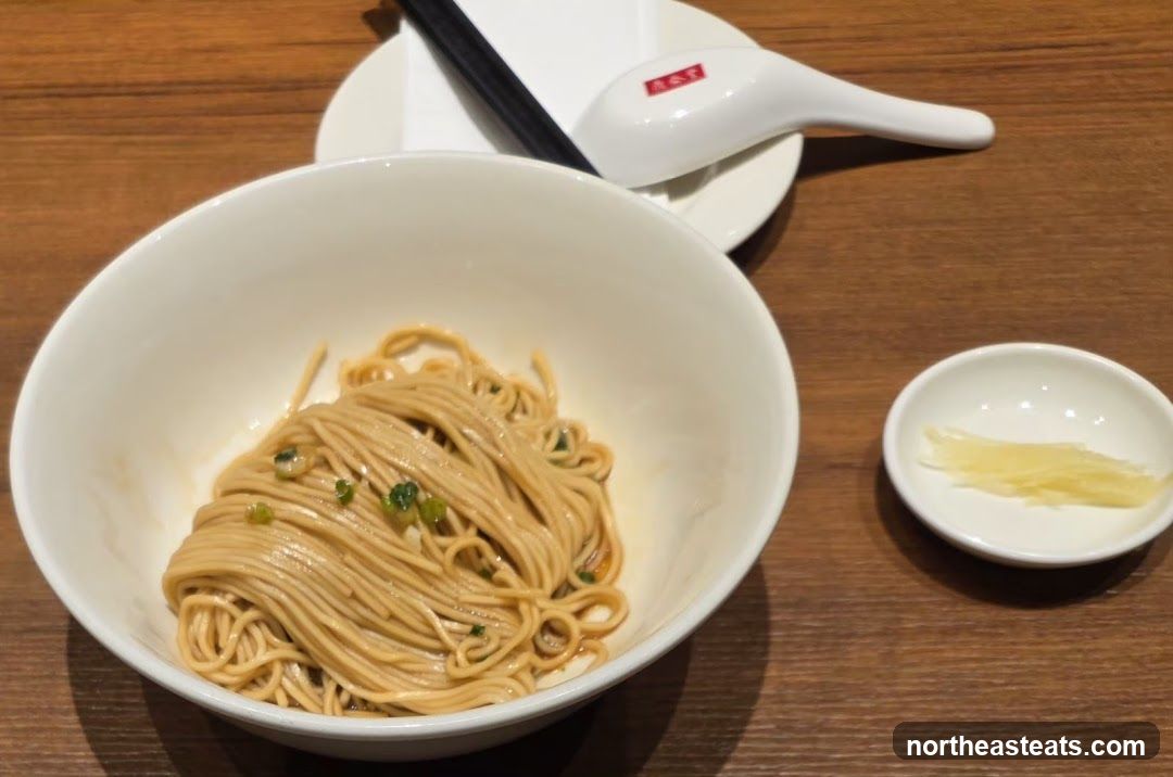 Noodles with Garnish