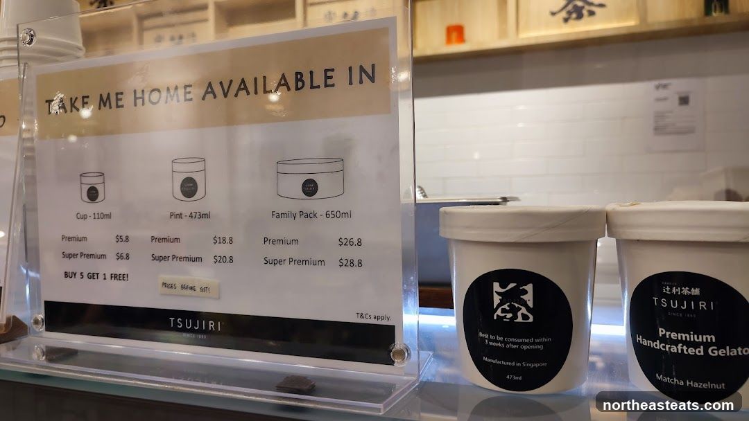 Tsujiri Take Me Home Menu