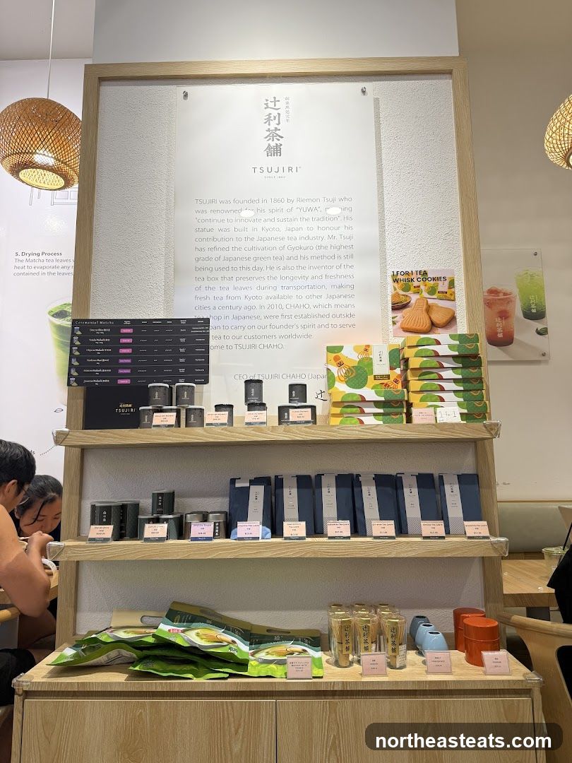 Tsujiri Tea Shop Display