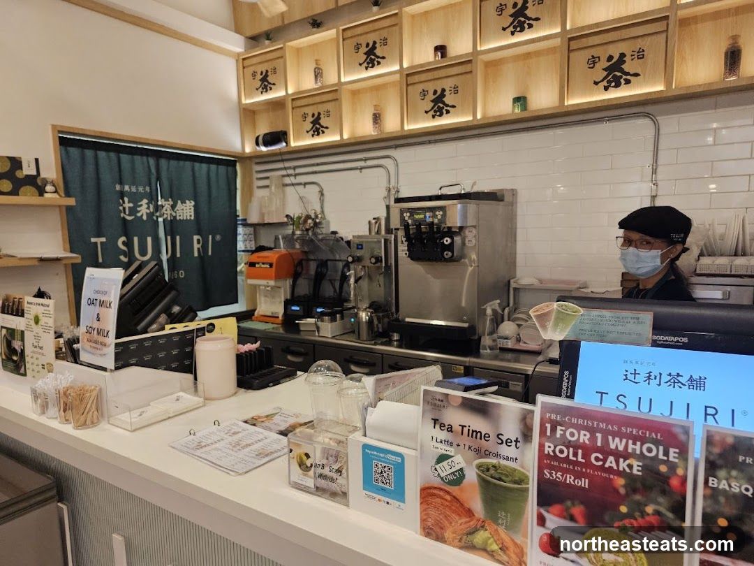 Tsujiri Tea Shop Counter