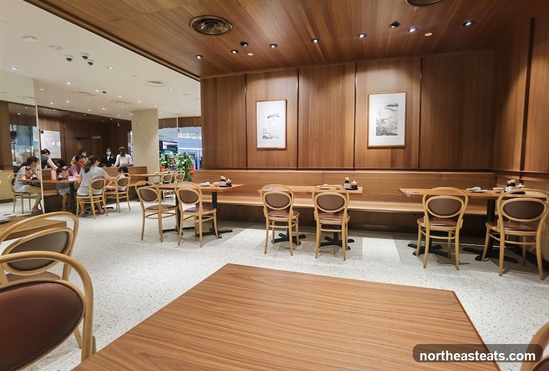 Restaurant Interior with Wooden Accents