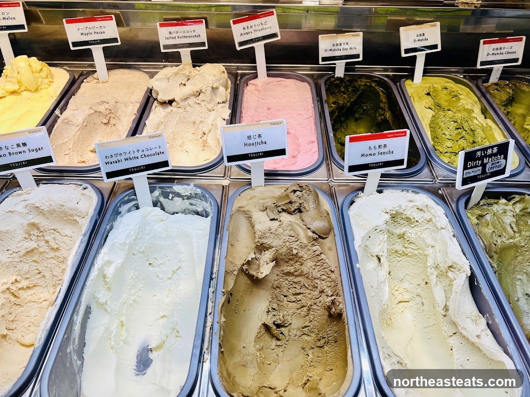 Assortment of Ice Cream Flavors