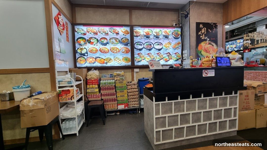 Restaurant Counter with Menu Displays