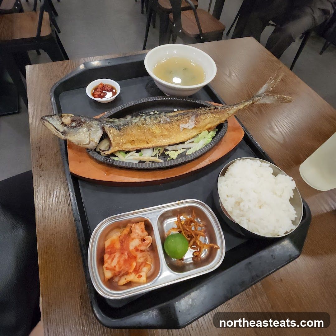 Grilled Mackerel Meal