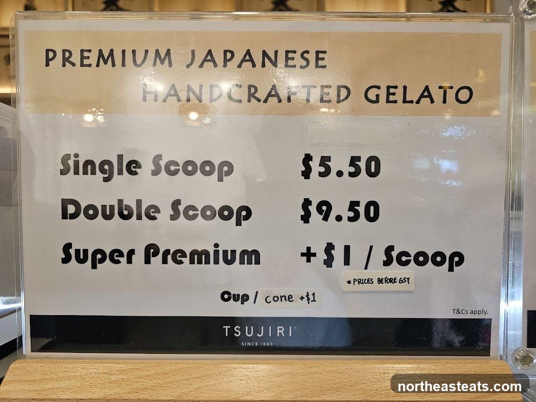 Premium Japanese Handcrafted Gelato Menu