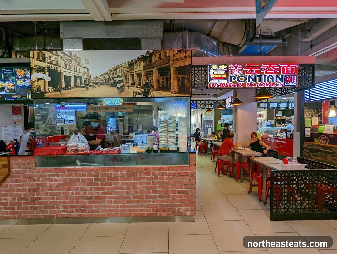 Food Stall with Seating Area