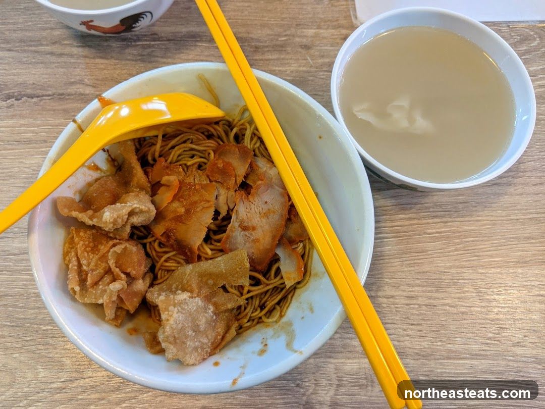 Noodles with Pork and Wontons