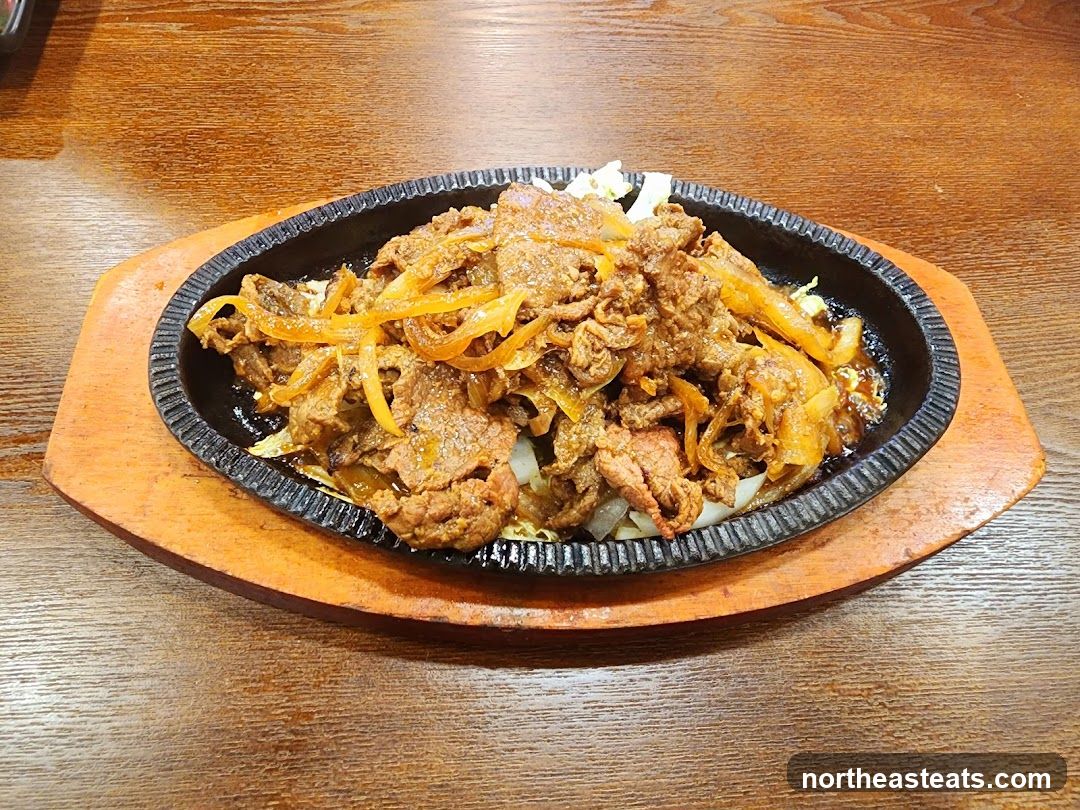 Sizzling Beef and Onions