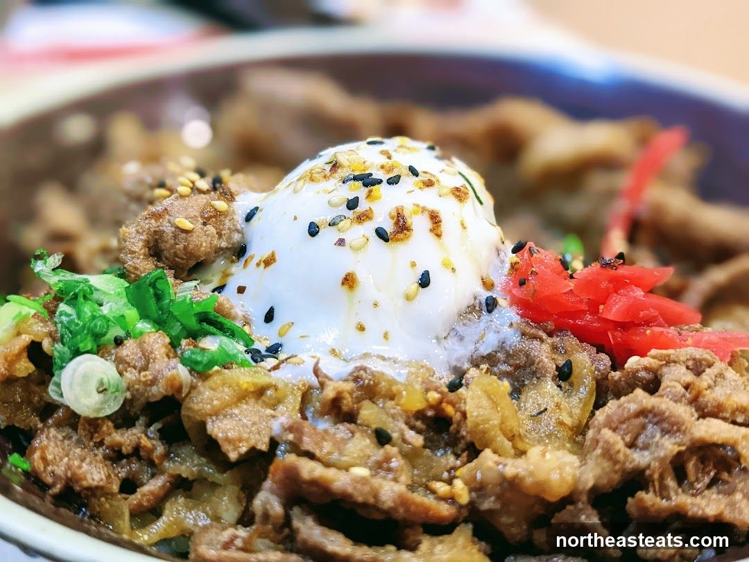 Beef Bowl with Poached Egg
