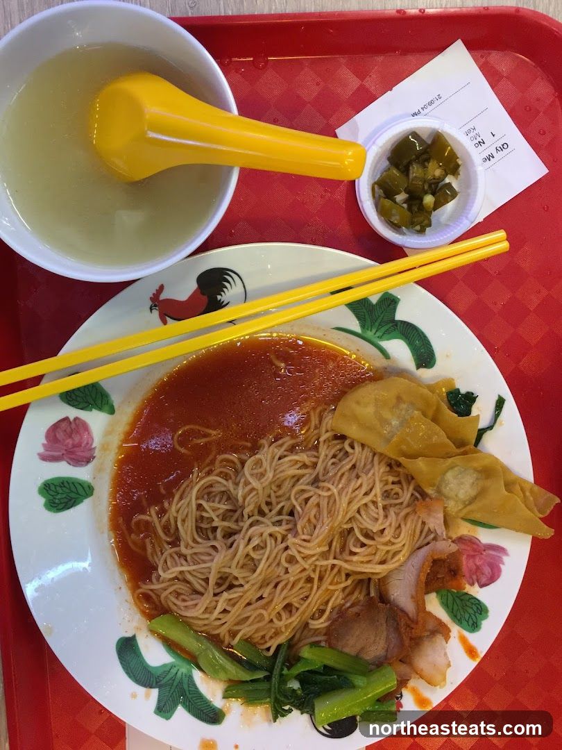 Noodles with Char Siu and Wontons
