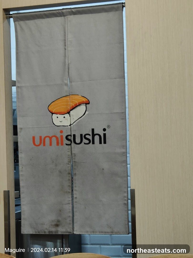 Noren Curtain with Sushi Logo
