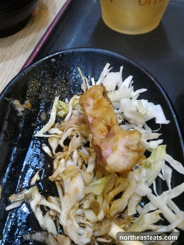 Fried Chicken and Cabbage