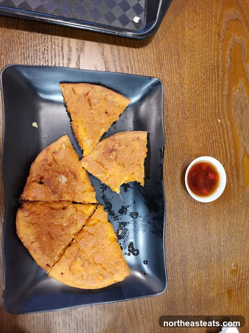 Savory Pancake with Dipping Sauce