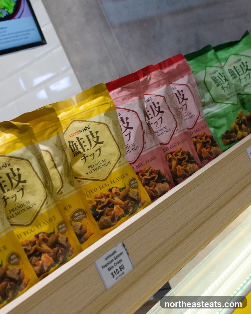 Salmon Skin Crisps