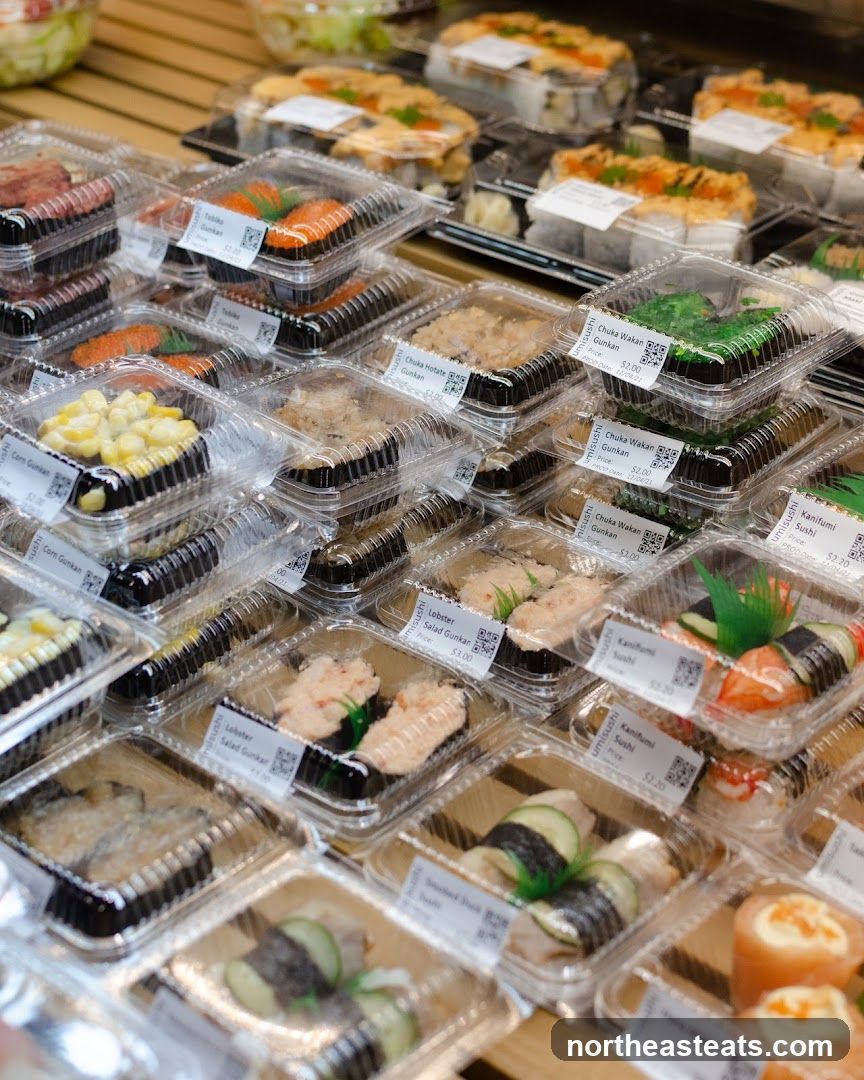 Assortment of Sushi and Rolls