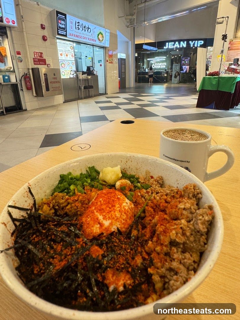 Japanese Dry Ramen and Coffee