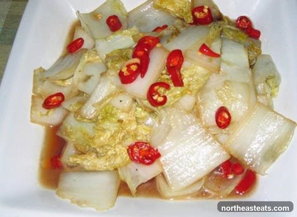 Napa Cabbage with Chili
