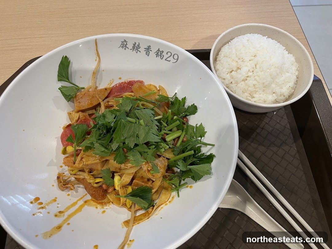 Spicy Stir-fry with Rice