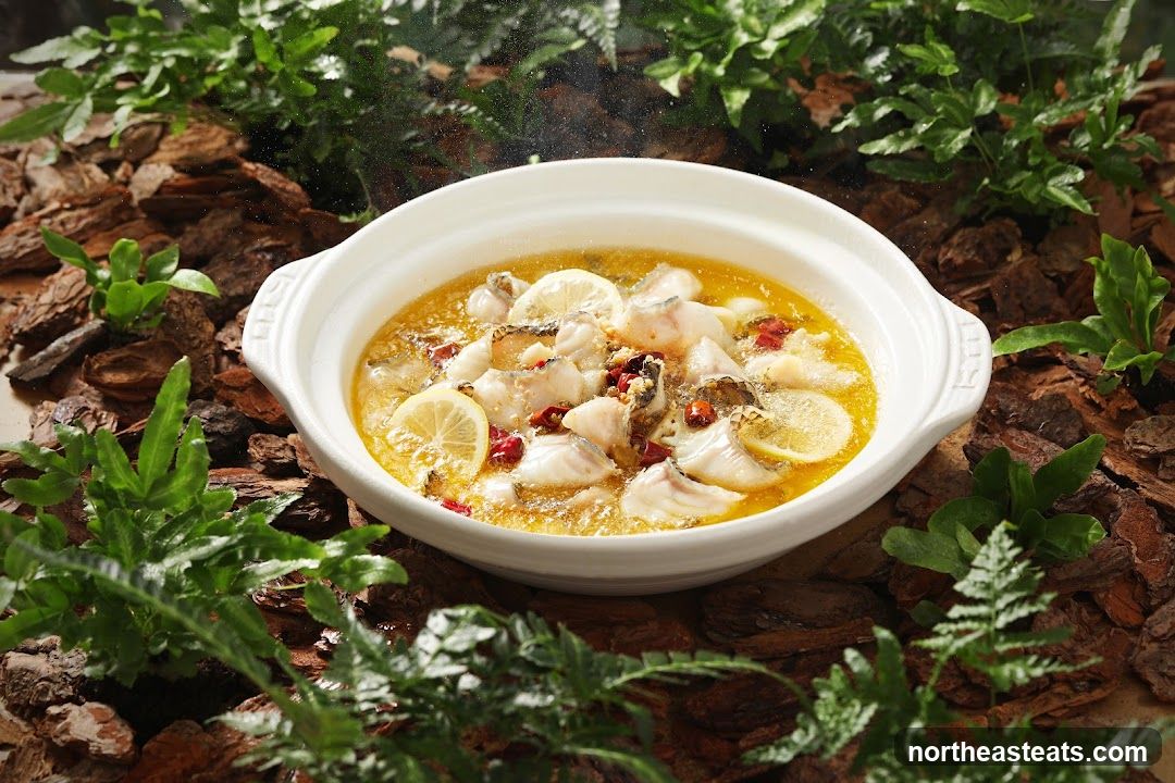 Steamed Fish with Lemon and Chili