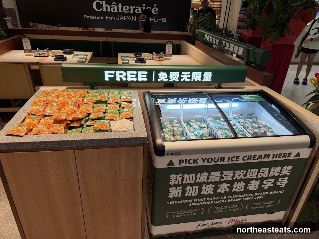 Free Ice Cream and Snacks Display