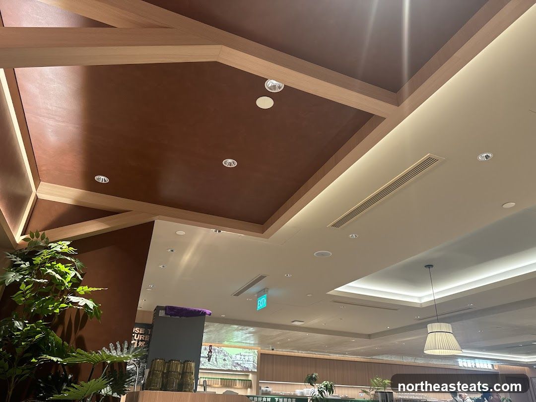 Modern Interior Design with Wood and Copper Accents