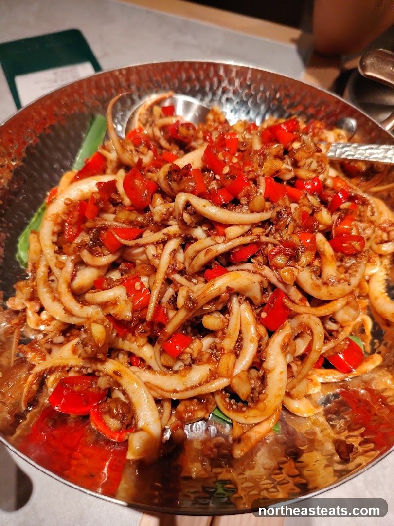 Spicy Stir-Fried Squid
