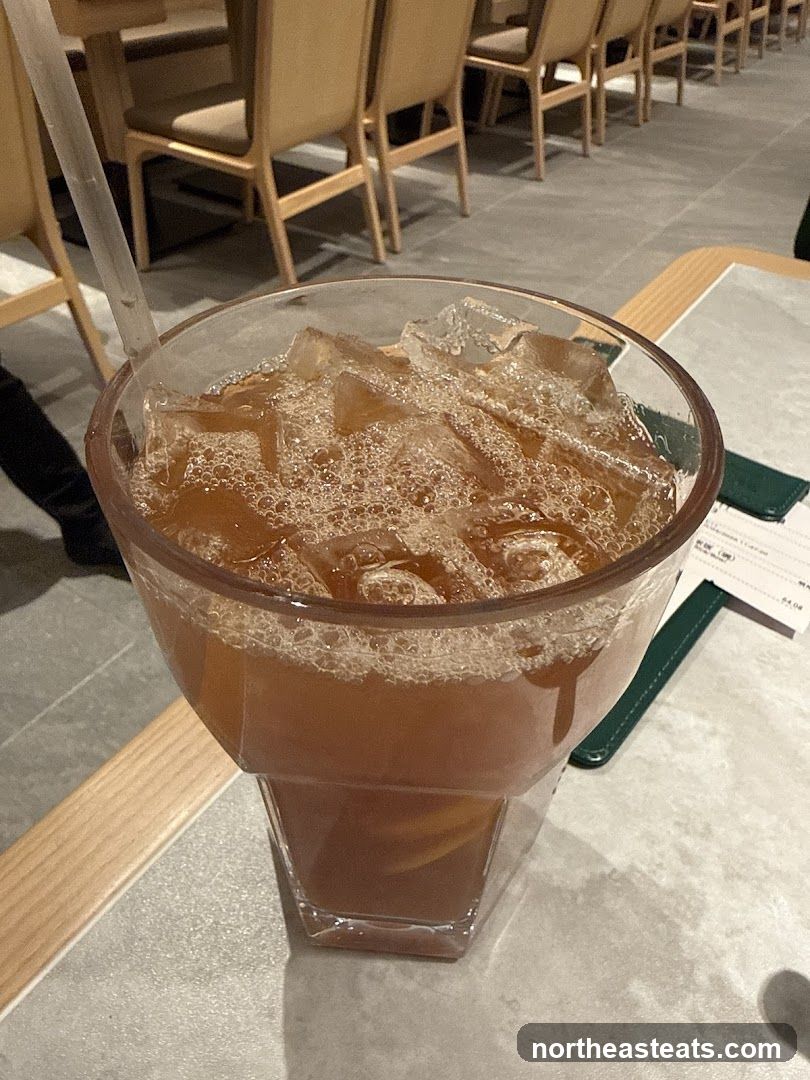 Iced Tea with Lemon Slice