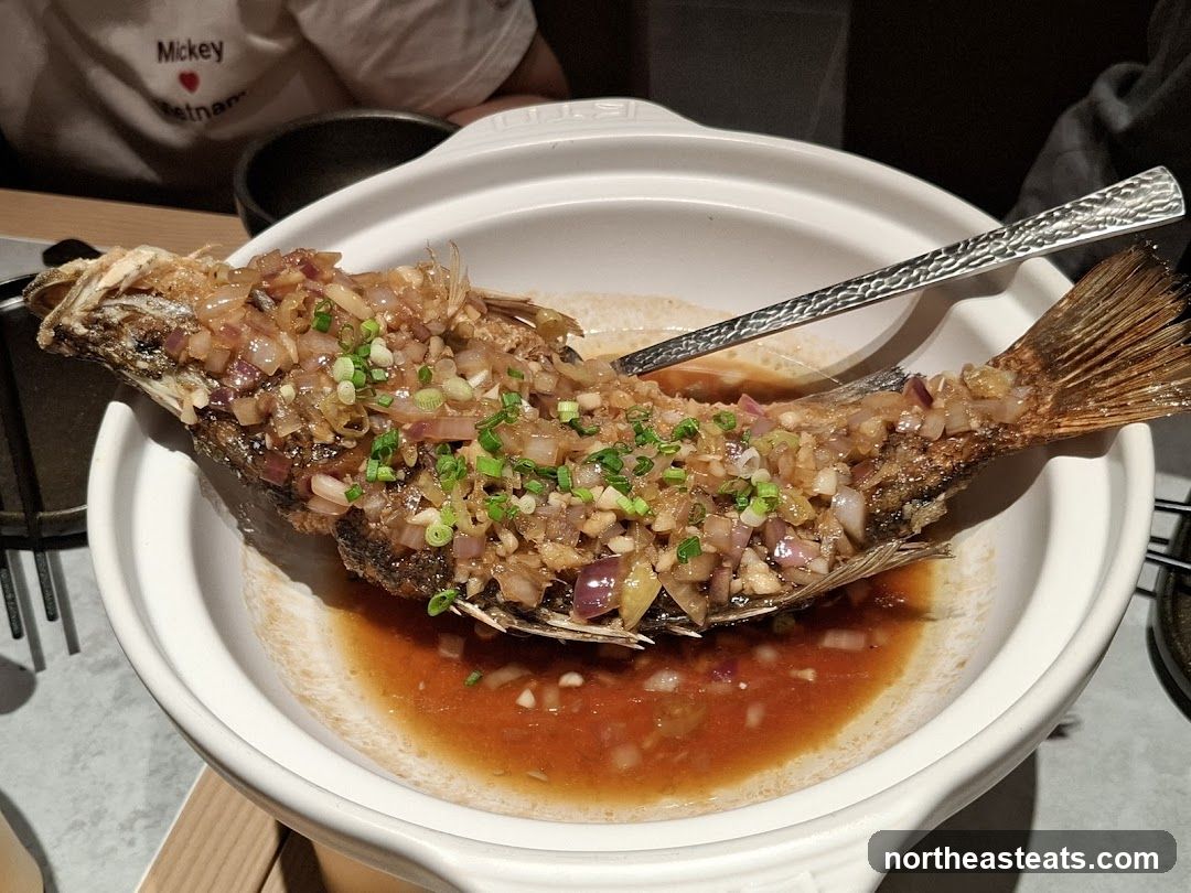 Fried Fish with Toppings