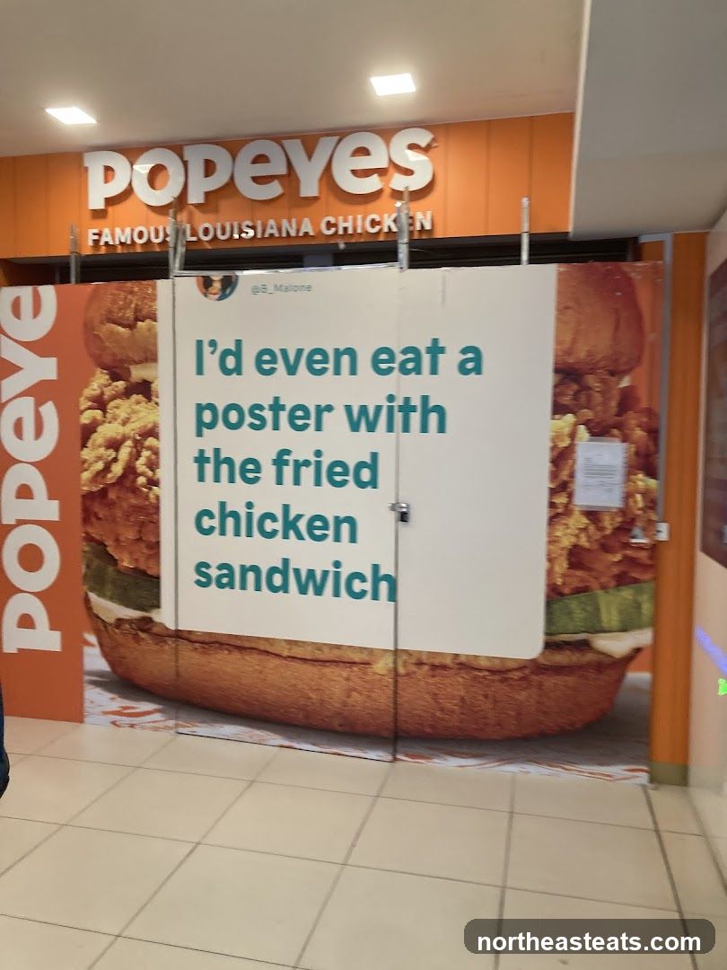 Popeyes Fried Chicken Sandwich Advertisement