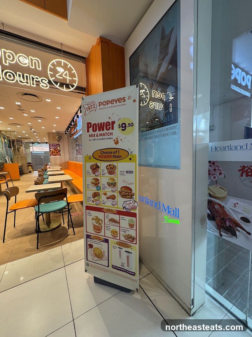 Popeyes Menu Board