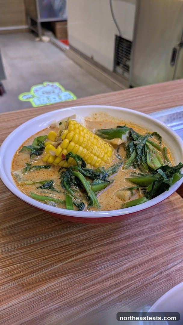 Curry with Corn and Greens