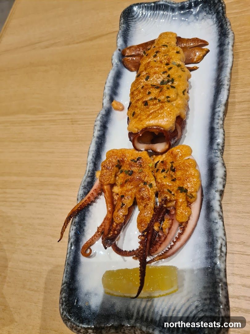 Grilled Squid with Sauce