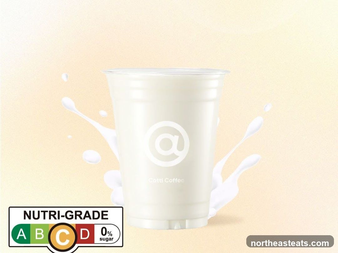 Cotti Coffee Drink with Nutri-Grade Label