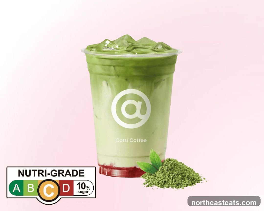 Matcha Drink with Nutri-Grade Label