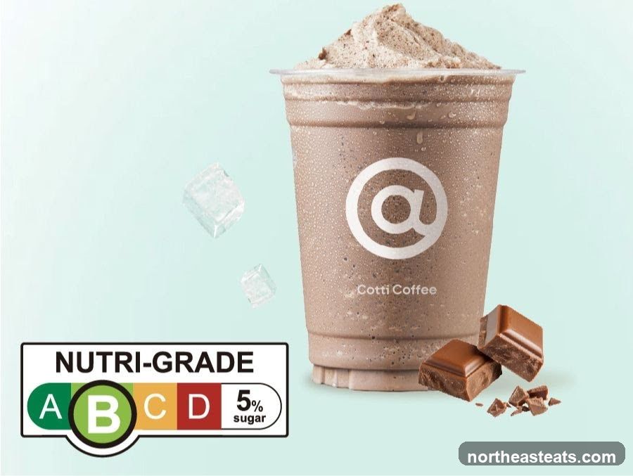 Cotti Coffee Drink with Nutri-Grade Label